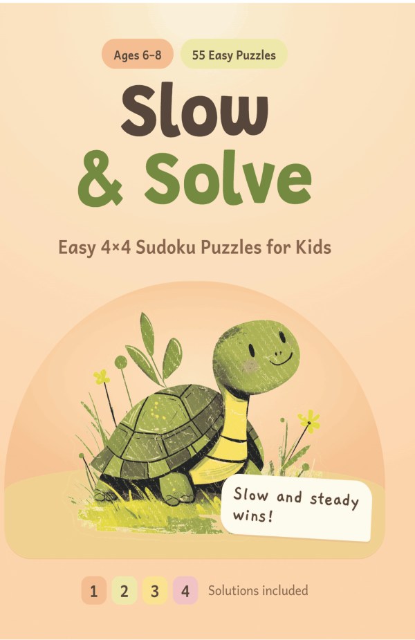 Slow & Solve Sudoku for Kids